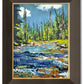 "Rushing Creek" 15"x20" - Original painting of Acrylic on Panel