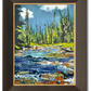 "Rushing Creek" 15"x20" - Original painting of Acrylic on Panel