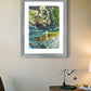 "Sunlight on the Joe" - an Original 10x14 Watercolor or Open Edition Print