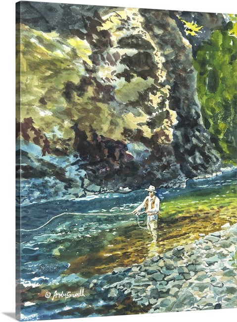 "Sunlight on the Joe" - an Original 10x14 Watercolor or Open Edition Print