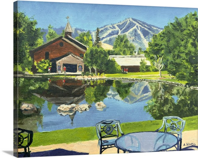 "Sun Valley Summer" - 11"x14" Original oil on panel or giclee prints.