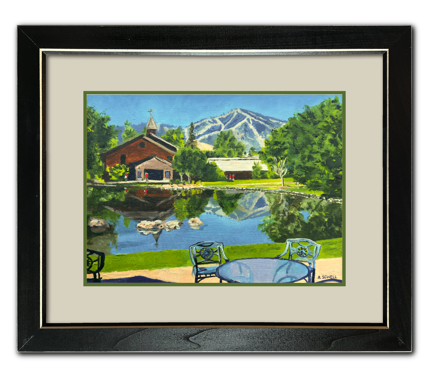 "Sun Valley Summer" - 11"x14" Original oil on panel or giclee prints.