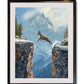 "Taking Higher Ground" - 24x36 oil on linen  ~ Rocky Mtn. Bighorn Sheep