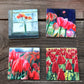 ASC197 "Tulip Dew" ceramic coaster