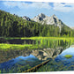 "Stanley Lake Reflections" -  Canvas or art paper Giclée art prints