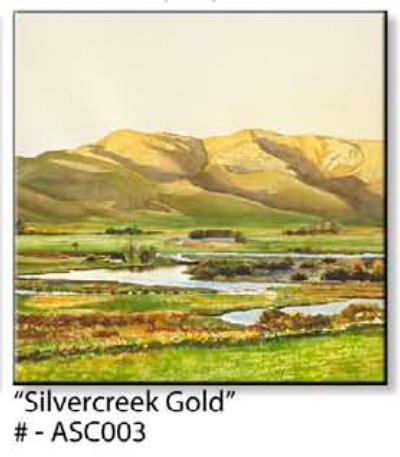 ASC003 "Silvercreek Gold" ceramic coaster