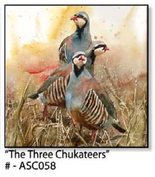 ASC058 "The Three Chukateers" ceramic coaster