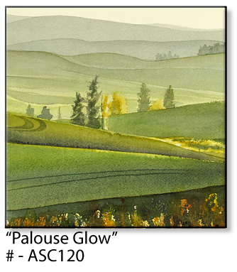 ASC120 "Palouse Glow" ceramic coaster