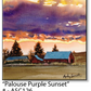 ASC126 "Palouse Purple Sunset" ceramic coaster