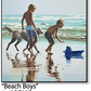 ASC137 "Beach Boys" ceramic coaster