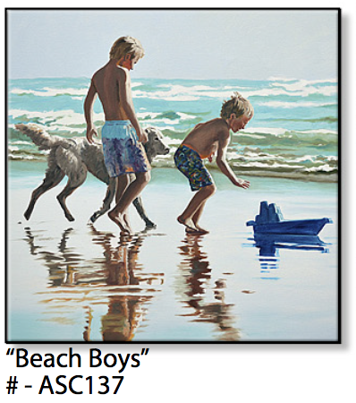 ASC137 "Beach Boys" ceramic coaster