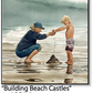 ASC142 "Building Beach Castles" ceramic coaster