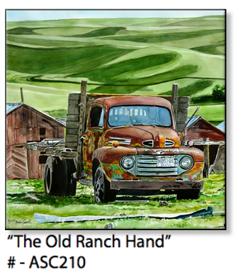 ASC210 “Old Ranch Hand“ ceramic coaster