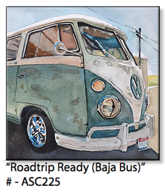 ASC225 "Roadtrip Ready (Baja Bus)" ceramic coaster