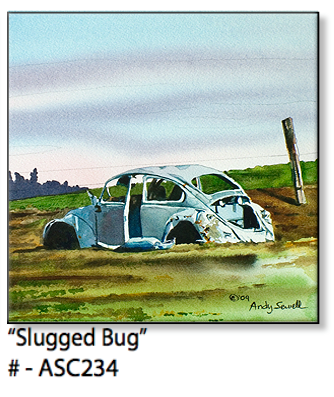 ASC234 "Slugged Bug" ceramic coaster