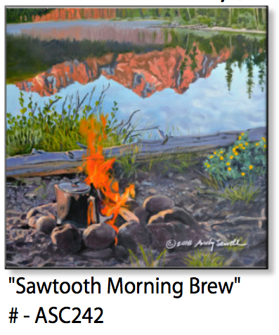 ASC242 "Sawtooth Morning Brew" ceramic coaster