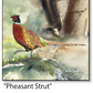ASC290 "Pheasant Strut" ceramic coaster