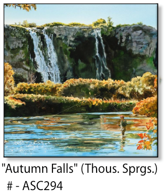 ASC294 "Autumn Falls" ceramic coaster