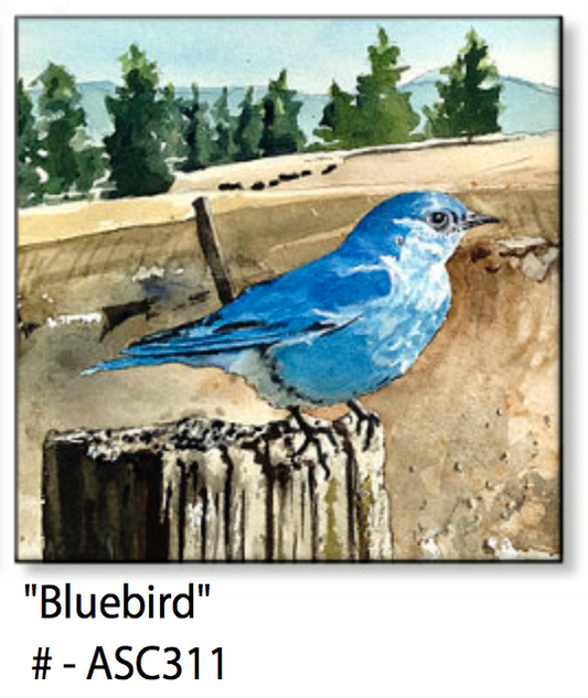 ASC311 "Bluebird" ceramic coaster