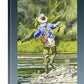 "Vintage Look Fly Fishing" Fish the Methow River" art print from Original watercolor