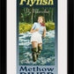 Vintage Look Fly Fishing Woman pin-up "Fish the Methow River" art print from Original watercolor