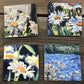 ASC258 "Daisies by the Shed" ceramic coaster