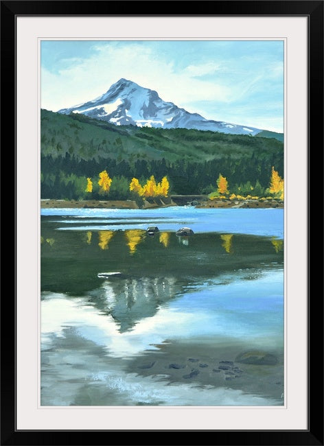"Mt. Hood Reflections" signed edition Giclee Reprod. of a Mt. Hood