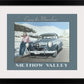 "Mary Jo & the Methow Valley Studebaker" - Open edition, Giclée of Original oil painting of my Mama with her sports car!