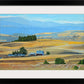"Palouse Red and Gold" 34x48- A signed Giclee Reprod. of the Northwest Palouse country landscape in Harvest