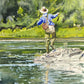 "River Dance" Vintage flyfisherman, Giclée reprod. from watercolor