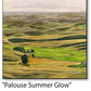 ASC325" Palouse Summer glow" ceramic coaster