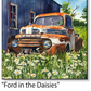 ASC361 “Ford in the Daisies“ ceramic coaster