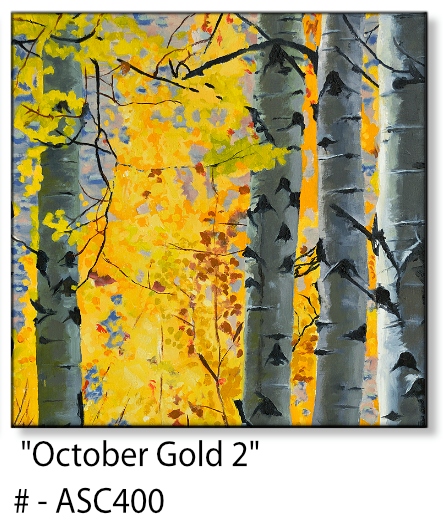ASC400 "October Gold 2" ceramic coaster
