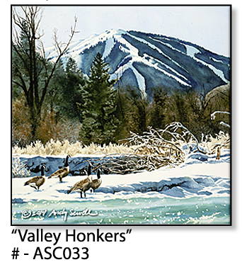 ASC033 "Valley Honkers" ceramic coaster