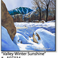 ASC034 "Valley Winter Sunshine" ceramic coaster