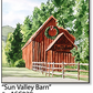 ASC038 "Sun Valley Barn" ceramic coaster