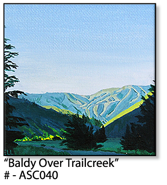 ASC040 "Baldy over Trailcreek" ceramic coaster