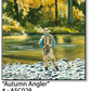 ASC028 "Autumn Angler" ceramic coaster