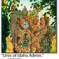 ASC128 "Univ. of Idaho Admin." ceramic coaster
