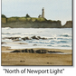 ASC424 "North of Newport Light" ceramic coaster