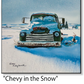 ASC355 “Chevy in the Snow“ ceramic coaster