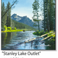 ASC243 "Stanley Lake Outlet" ceramic coaster