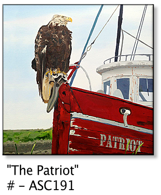ASC191 "The Patriot" ceramic coaster