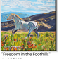 ASC467 "Freedom in the Foothills" ceramic coaster