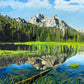"Stanley Lake Reflections" -  Canvas or art paper Giclée art prints