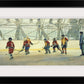 "Sunrise Scrimmage” -  - Canvas or art paper Giclée art prints from watercolor.
