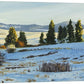 "Extremely Cold Clear Palouse Morn" - Original Oil on Canvas or giclee print