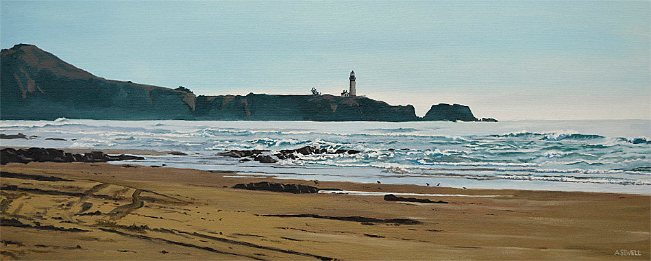 "A Beach for Walking" - an Original oil on Stretched Canvas or  signed edition Giclee reprod.