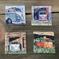 “Barn Find Bus” An Original watercolor or a signed Giclee art print - by Andy Sewell