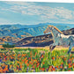 "Freedom in the Foothills"- 58"x35" Original oil on canvas or Giclée reprod. from oil painting.